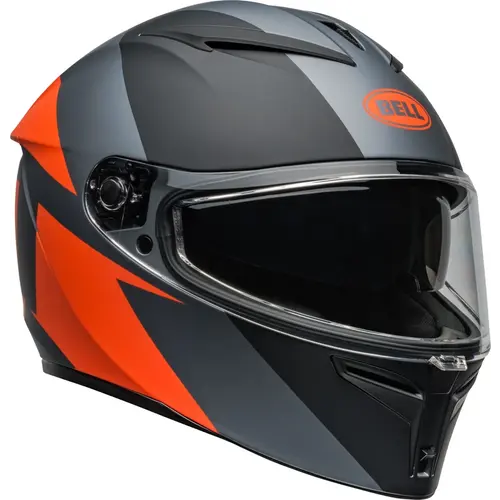 Bell Casco al litio - Grigio opaco/Arancione