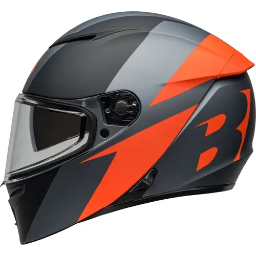 Bell Casco al litio - Grigio opaco/Arancione