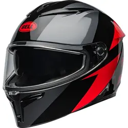 Lithiumhelm - Shear Gloss Metallic Grijs/Rood