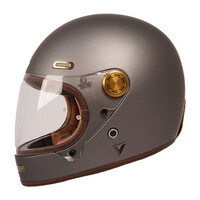 Roadster III Helm | Mattgrau | Wählen Sie Größe