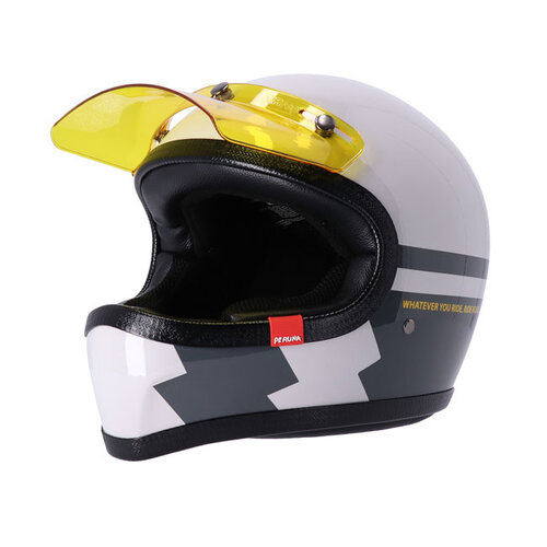 Roeg Casque Peruna 2.0 Fog Line | Blanc/Gris | Choisissez La Taille