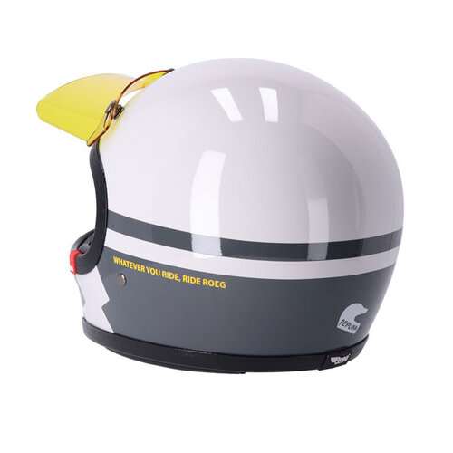 Roeg Casque Peruna 2.0 Fog Line | Blanc/Gris | Choisissez La Taille