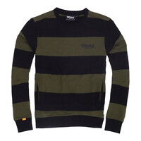 Shawn Stripe Sweatshirt | Army/Black | Choose Size