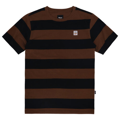 Roeg T-Shirt Billy | Marron/Noir | Choisissez La Taille