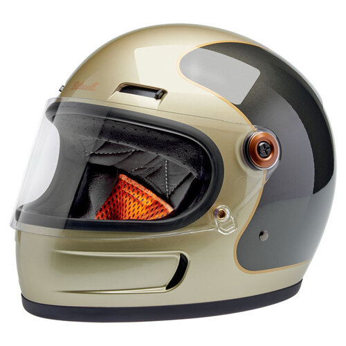 Biltwell Casco Gringo SV | Colore Champagne metallizzato/Antracite | Scegli la taglia