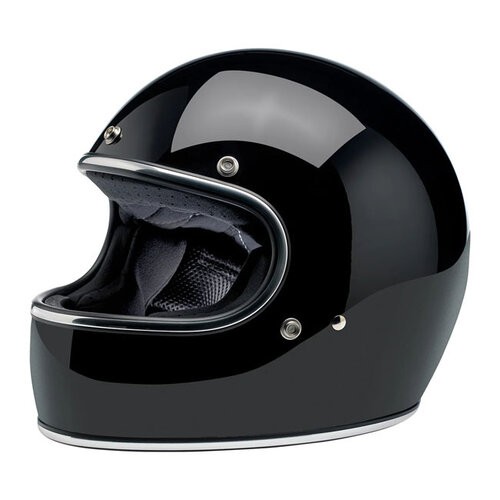 Biltwell Gringo-Helm | Glanzend Zwart | Kies Maat
