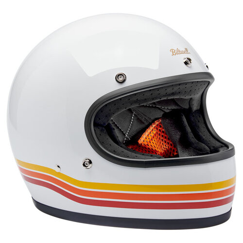 Biltwell Casque Gringo | Spectre Du Coucher Du Soleil | Choisissez La Taille