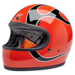 Gringo Helmet | Comp Orange Flames