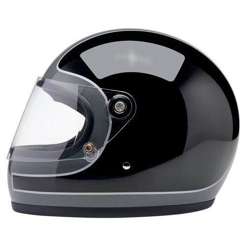 Biltwell Gringo S Helmet | Storm Grey/Black Tracker Gloss | Choose Size