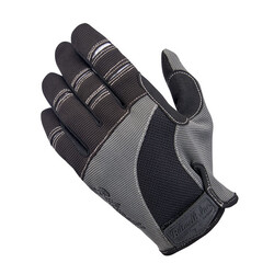Moto Gloves | Grey/Black