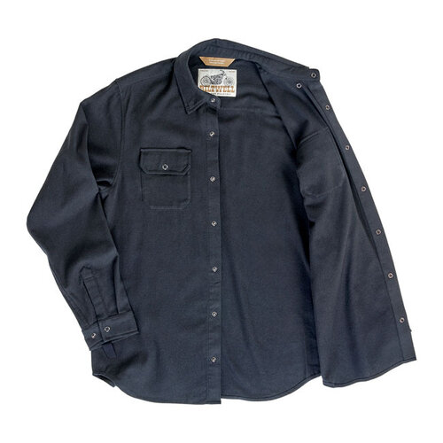 Biltwell Camisa De Franela De Alta Prueba | Negro | Elige Talla