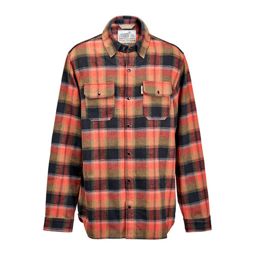 Biltwell Camisa De Franela De Alta Prueba | Óxido | Elige Talla