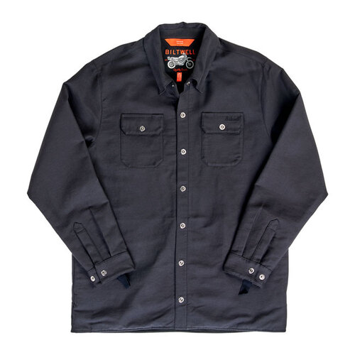 Biltwell Veste Chemise El Dorado | Noir | Choisissez La Taille