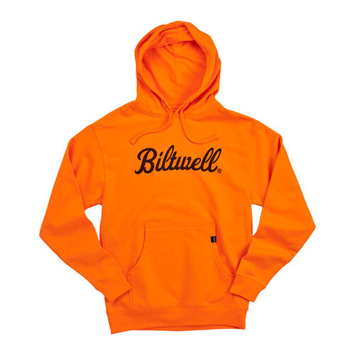 Biltwell Sudadera Con Capucha De Guión | Naranja De Alta Visibilidad | Elige Talla