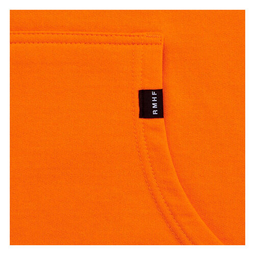 Biltwell Script Pullover Hoodie | Hi-Vis Orange | Choose Size