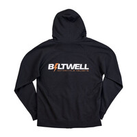 Bolts Zip Hoodie | Black | Choose Size