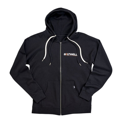 Biltwell Bouten Hoodie Met Rits | Zwart | Kies Maat