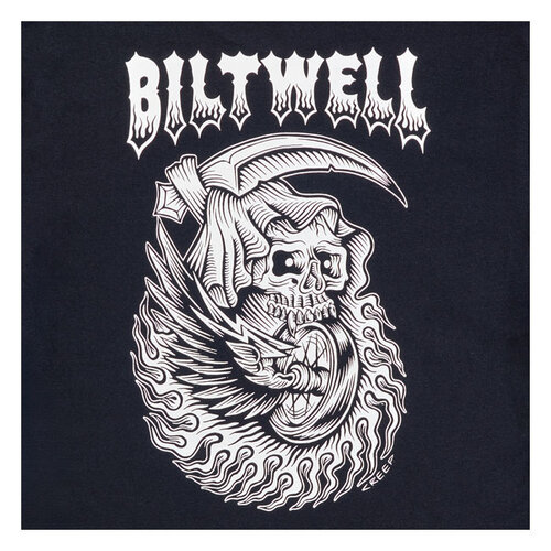 Biltwell Kruip T-Shirt | Zwart | Kies Maat