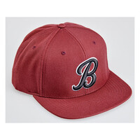 Casquette Script B | Bordeaux