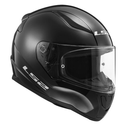 LS2 Casco Sólido Rapid II | Negro Brillante | Elige Talla