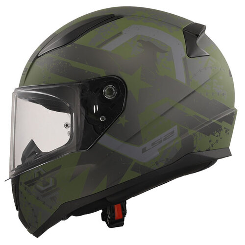 LS2 Casque Rapid II Thunder Birds | Militaire | Choisissez La Taille
