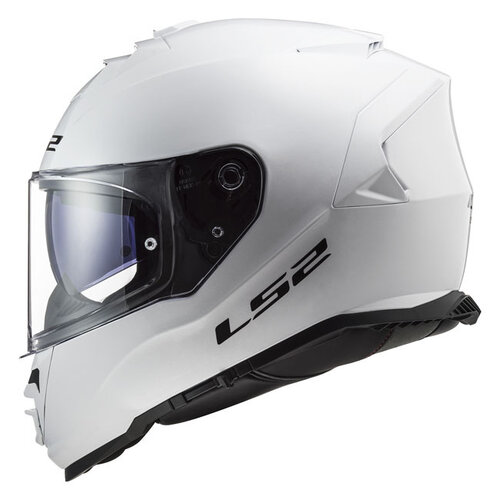 LS2 Casco Sólido Storm II | Blanco | Elige Talla