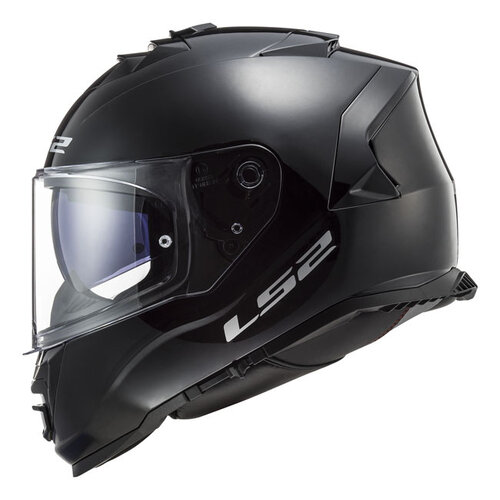 LS2 Casco Sólido Storm II | Negro Brillante | Elige Talla