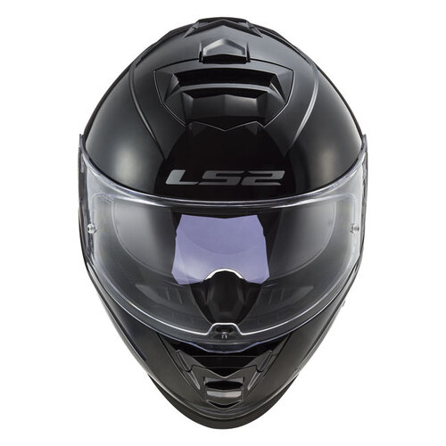 LS2 Casco Sólido Storm II | Negro Brillante | Elige Talla