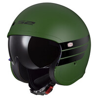 Spitfire II Retrohelm | Militair Groen | Kies Maat