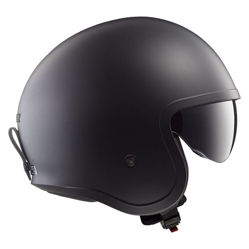 LS2 Casco Sólido Spitfire II | Negro Mate | Elige Talla