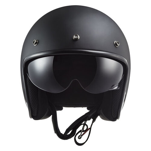 LS2 Bob II Solid Helmet | Matt Black | Choose Size