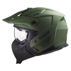 Casco Sólido Drifter | Verde Militar Mate | Elige Talla