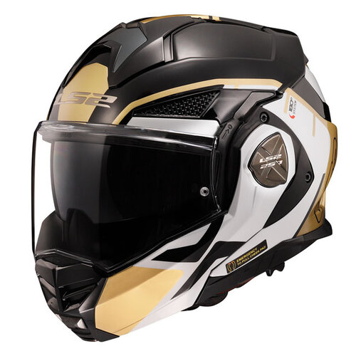 LS2 Casco Advant X Metryk | Oro Nero | Scegli La Taglia