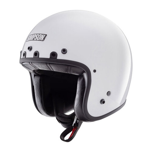 Simpson Chopperhelm | Wit | Kies Maat