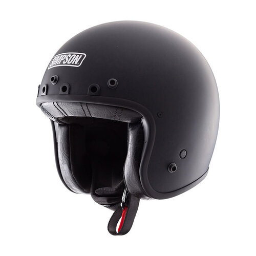 Simpson Casque Chopper | Noir Mat | Choisissez La Taille