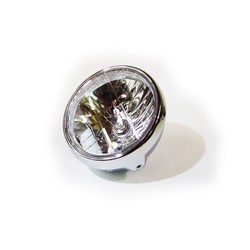 7" Clear Chrome Headlight