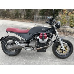 Moto Guzzi Breva 1100 trasformata in café racer