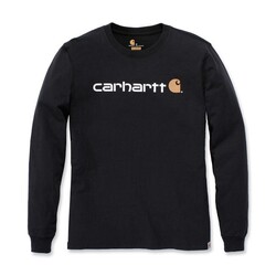 Langarm-T-Shirt Core Logo | Schwarz