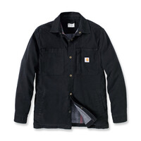 Camisa Vaquera Con Forro Polar | Jac Negro | Elige Talla