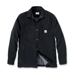 Camisa Vaquera Con Forro Polar | Jac Negro | Elige Talla