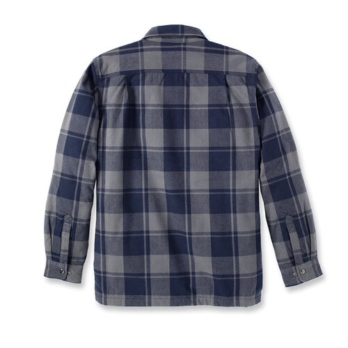 Carhartt Flanel Overhemd Met Sherpavoering | Marine | Kies Maat