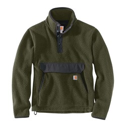 Fit-Fleece-Pullover | Basilikumheide