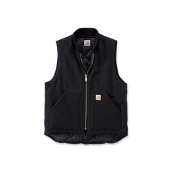 Gilet De Canard Doublé De Courtepointe Arctique | Noir | Choisissez La Taille
