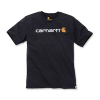 T-Shirt Met Kernlogo S/S | Zwart | Kies Maat