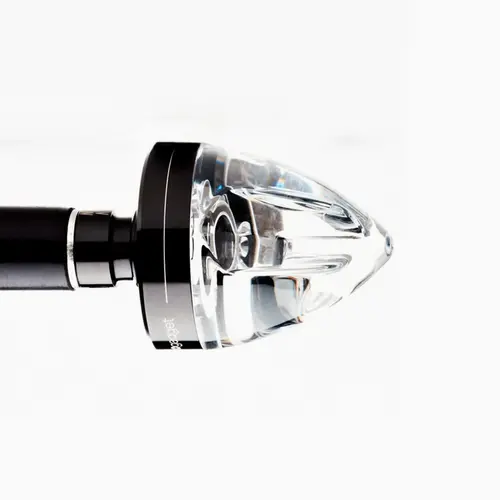 Motogadget Indicatore di direzione a LED mo.blaze Cone Bar-end Nero