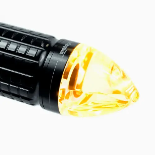 Motogadget Indicatore di direzione a LED mo.blaze Cone Bar-end Nero