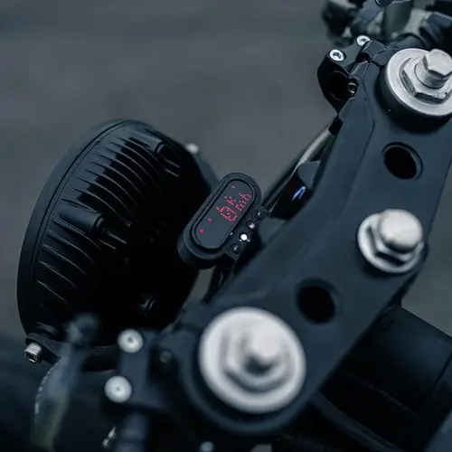 Motogadget Motoscope Mini Zwart Geanodiseerd