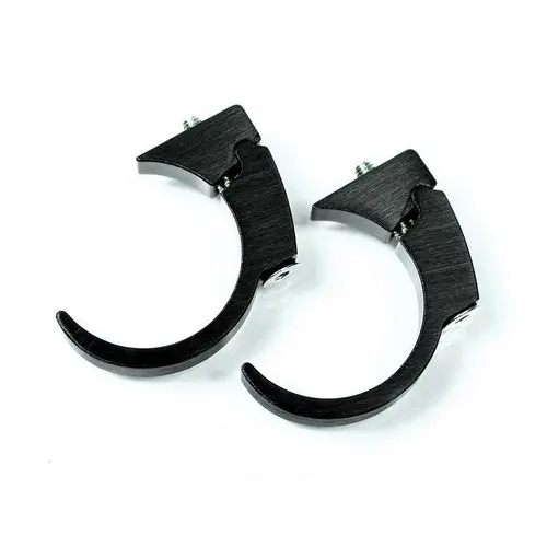 Motogadget Kit de clips de guidon universels Motoscope Mini, noir anodisé