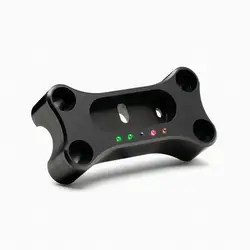 Abrazadera superior para manillar Motoscope Mini Métrica, color negro, 22 mm