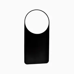 Plaque de montage universelle Motoscope Classic type A anodisée noire